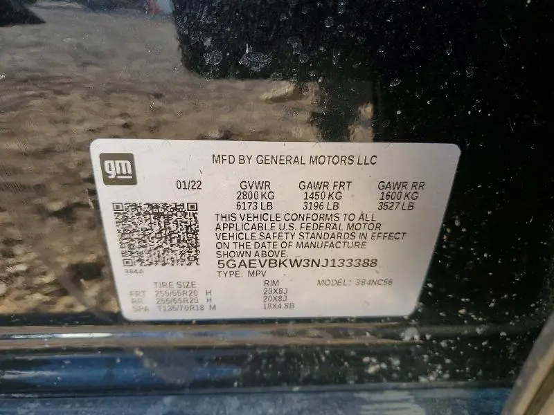 2022 BUICK ENCLAVE PREMIUM  
