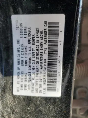 2014 HONDA ACCORD EXL  