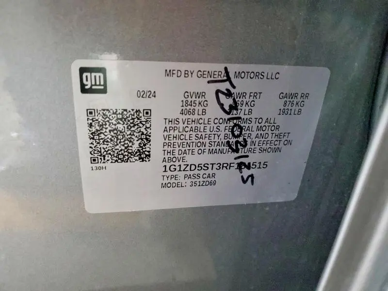 2024 CHEVROLET MALIBU LT  