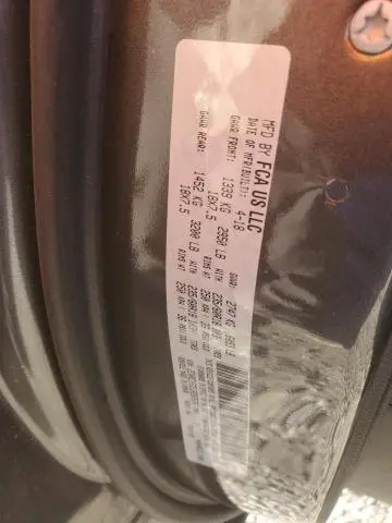 2018 CHRYSLER PACIFICA TOURING PLUS  