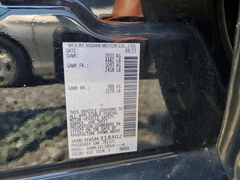 2024 NISSAN ALTIMA SL  