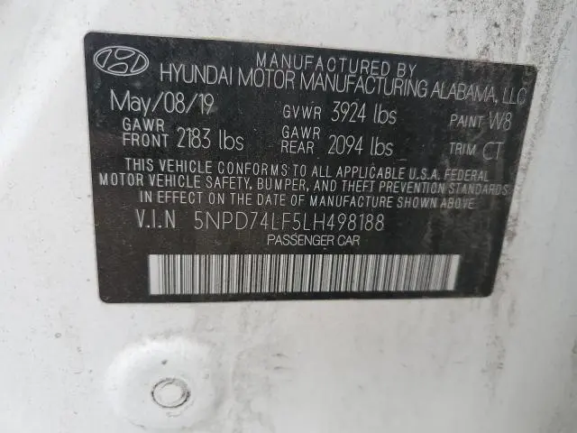 2020 HYUNDAI ELANTRA SE