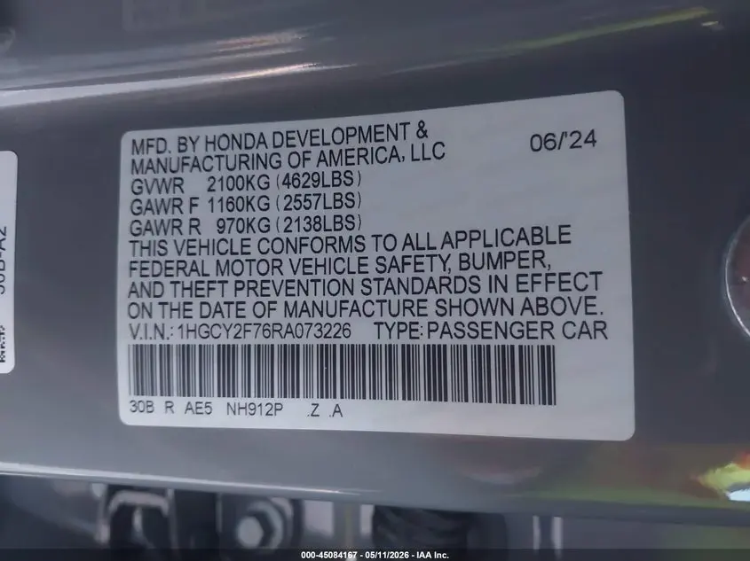 2024 HONDA ACCORD HYBRID SPORT-L