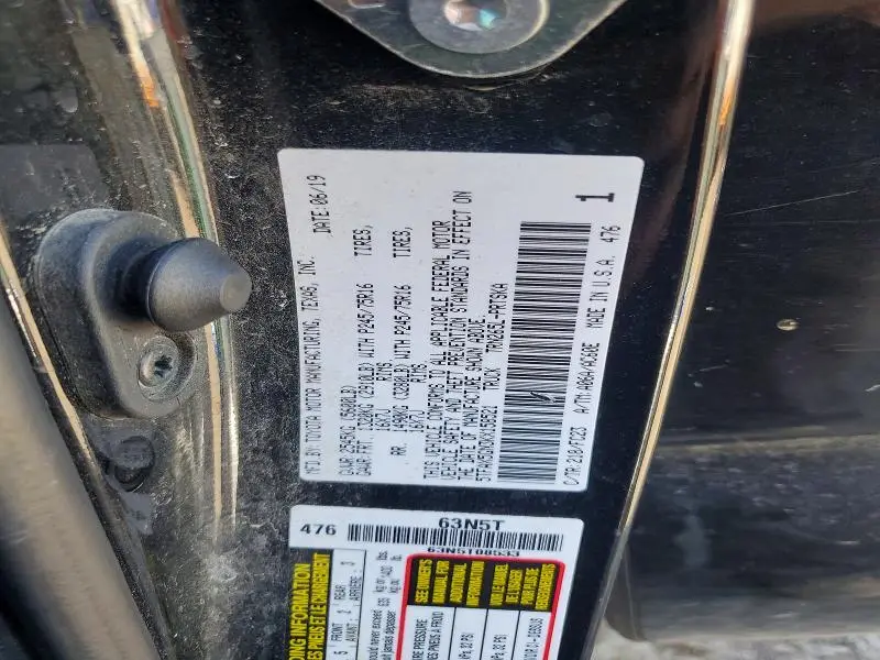 2019 TOYOTA TACOMA   