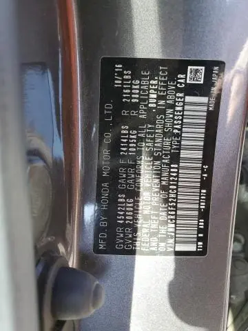 2017 HONDA ACCORD HYBRID EXL  