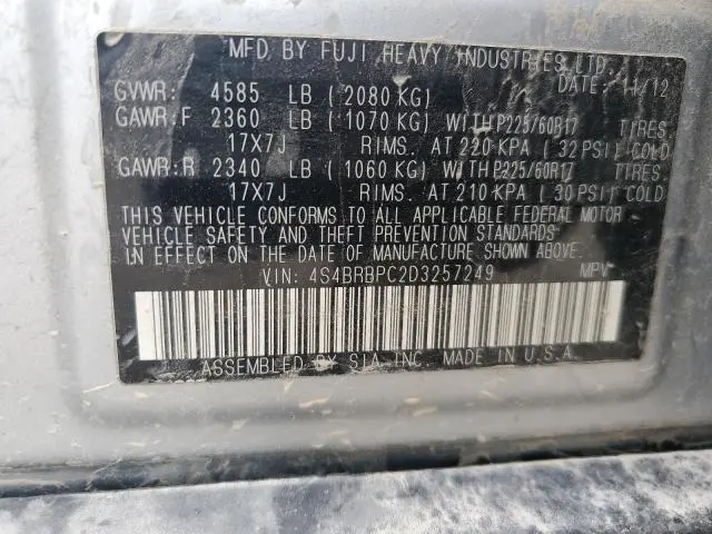 2013 SUBARU OUTBACK 2.5I LIMITED  