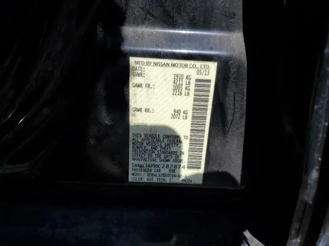 2013 NISSAN ALTIMA 2.5  