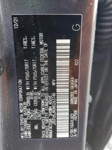 2022 TOYOTA 4RUNNER SR5  