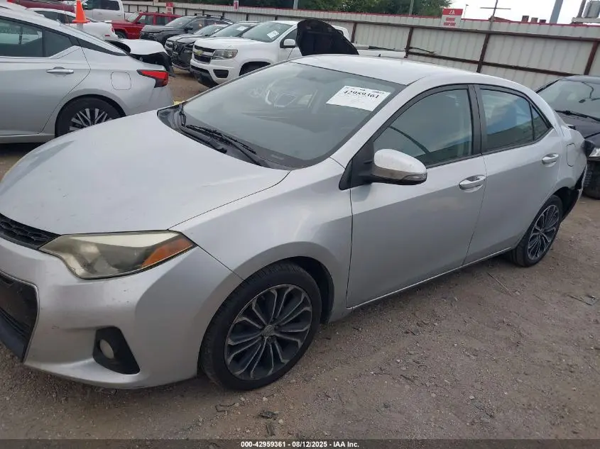 2014 TOYOTA COROLLA S PLUS