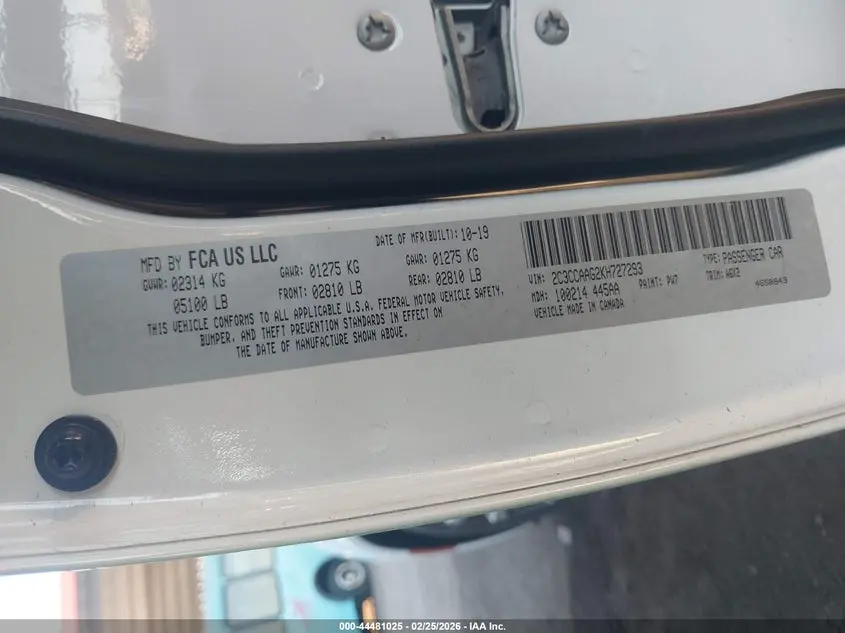 2019 CHRYSLER 300 TOURING