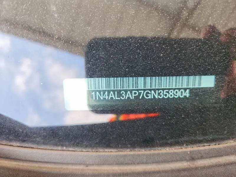 2016 NISSAN ALTIMA 2.5 S  