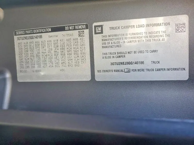 2016 GMC SIERRA K1500 SLT  