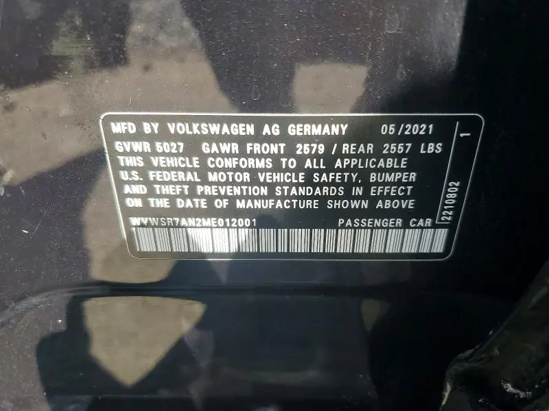 2021 VOLKSWAGEN ARTEON SEL R-LINE  