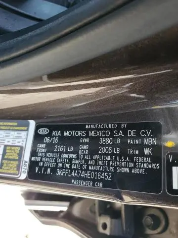 2017 KIA FORTE LX  
