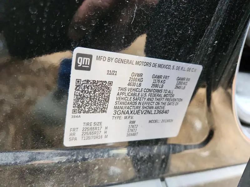 2022 CHEVROLET EQUINOX LT  