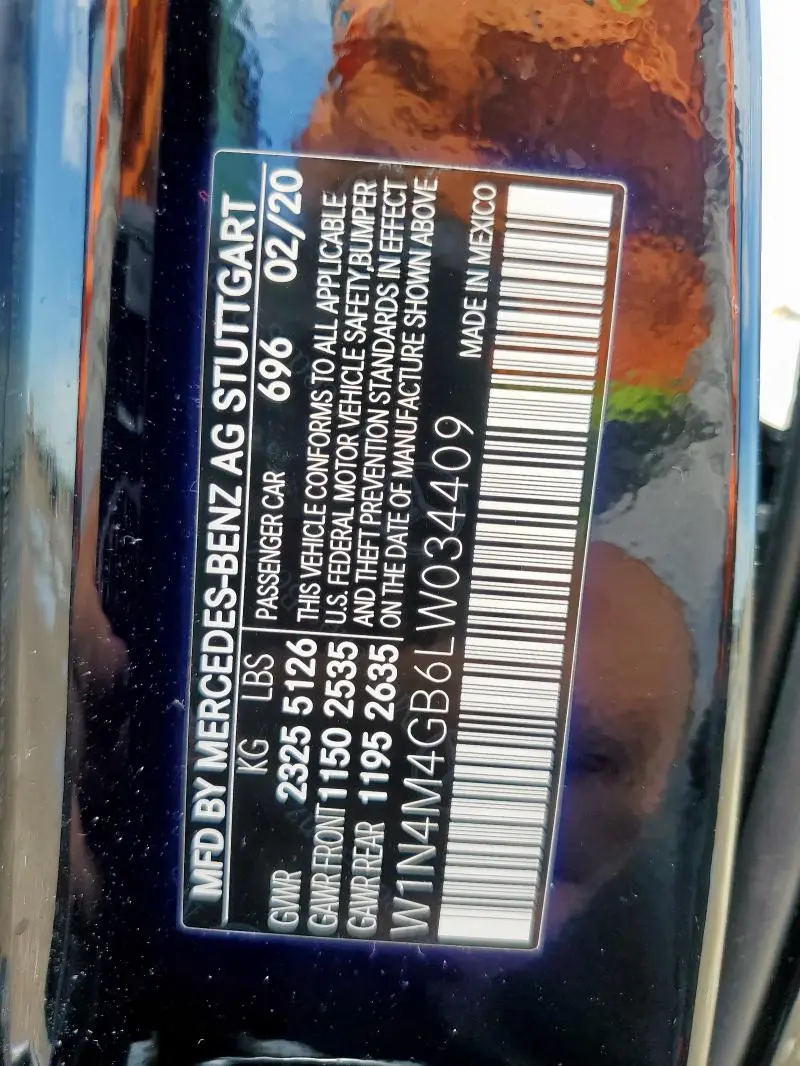 2020 MERCEDES-BENZ GLB 250  