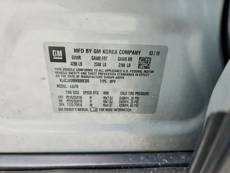 2019 BUICK ENCORE   