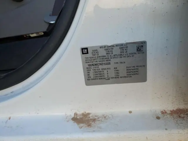 2017 CHEVROLET SILVERADO C1500  