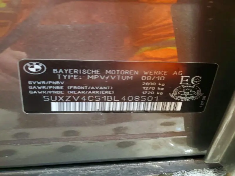 2011 BMW X5 XDRIVE35I  