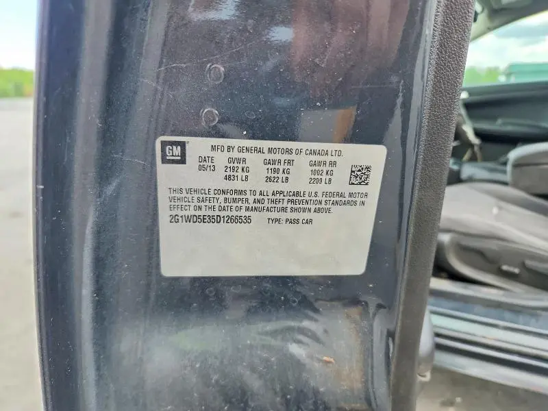 2013 CHEVROLET IMPALA POLICE  