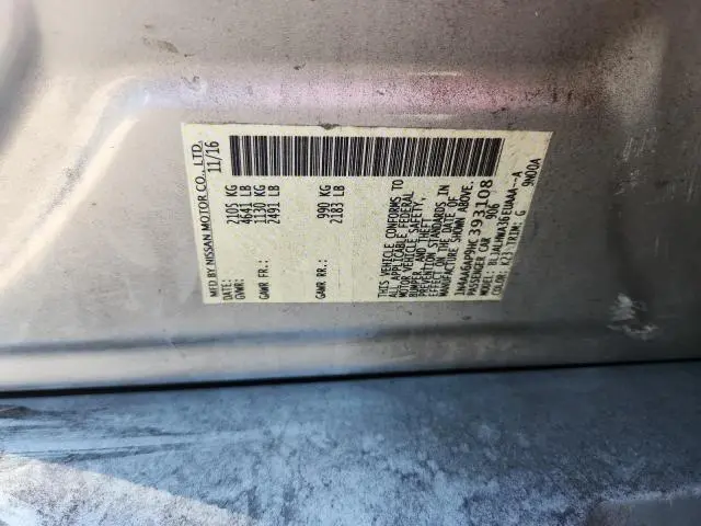 2017 NISSAN MAXIMA 3.5S  