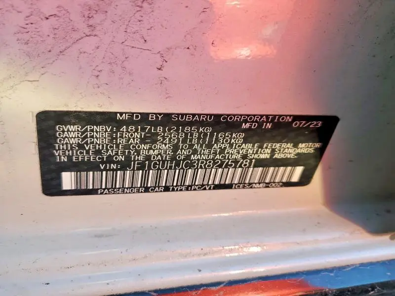 2024 SUBARU IMPREZA RS  