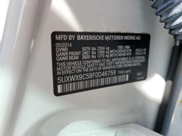 2015 BMW X3 XDRIVE28I  