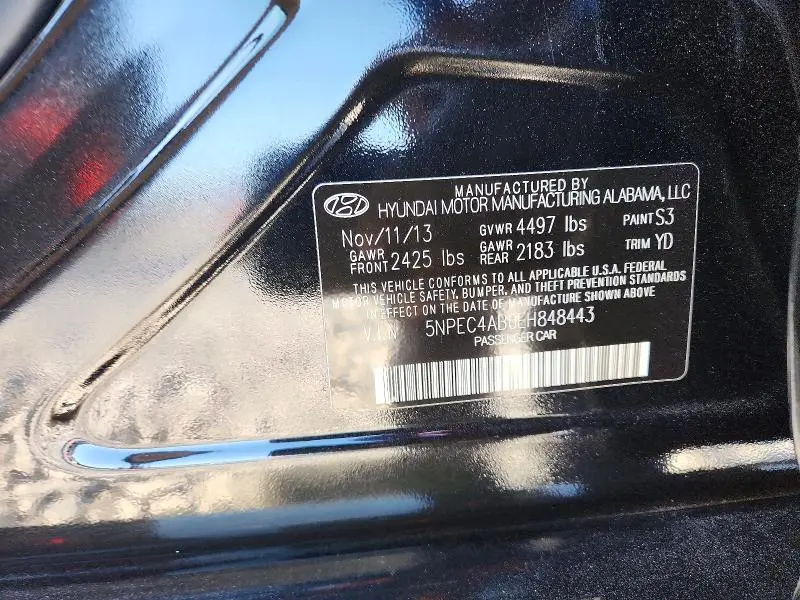 2014 HYUNDAI SONATA LIMITED 2.0T  
