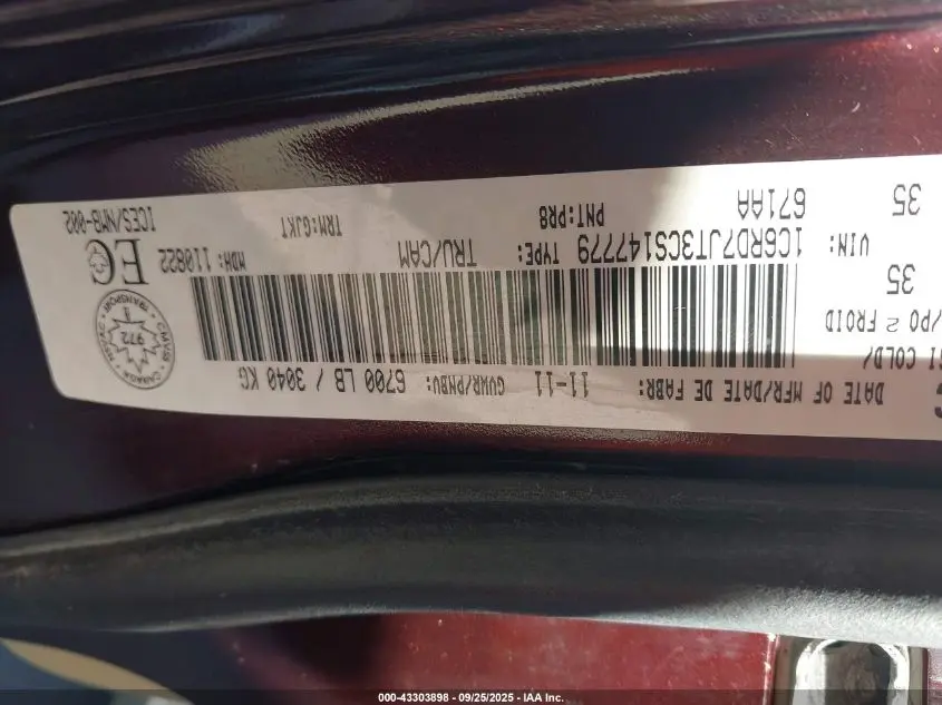 2012 RAM 1500 LARAMIE