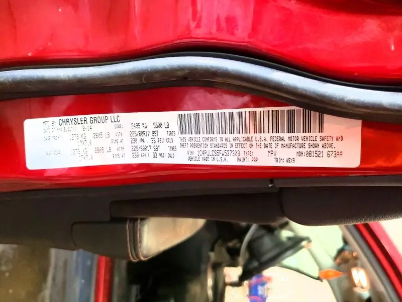 2015 JEEP CHEROKEE LATITUDE  