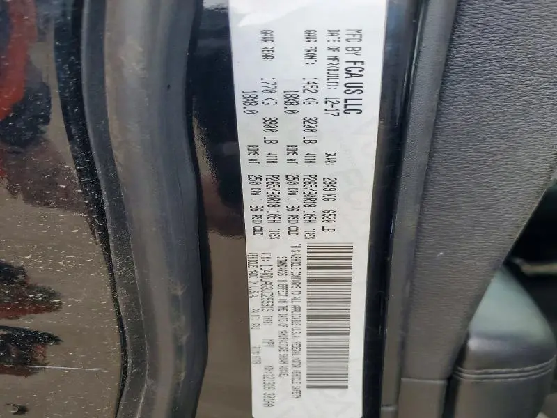 2018 DODGE DURANGO SXT AWD