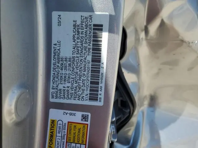 2024 HONDA ACCORD HYBRID SPORT  