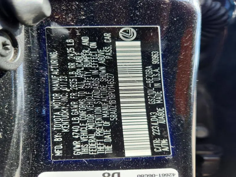 2023 LEXUS ES 350 BASE  