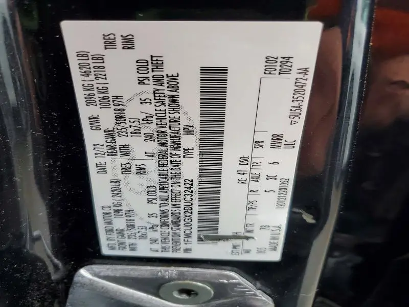 2013 FORD ESCAPE SE  