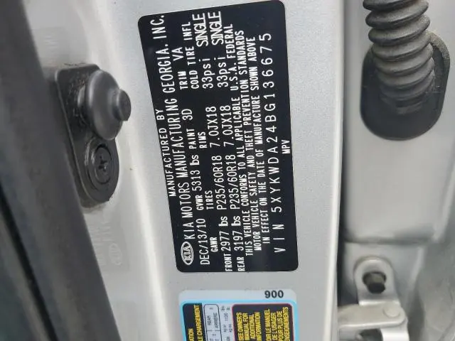 2011 KIA SORENTO SX  