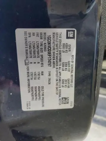 2014 CHEVROLET SILVERADO K2500 HEAVY DUTY  