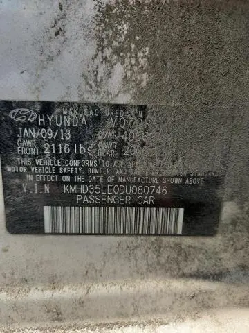 2013 HYUNDAI ELANTRA GT BASE  