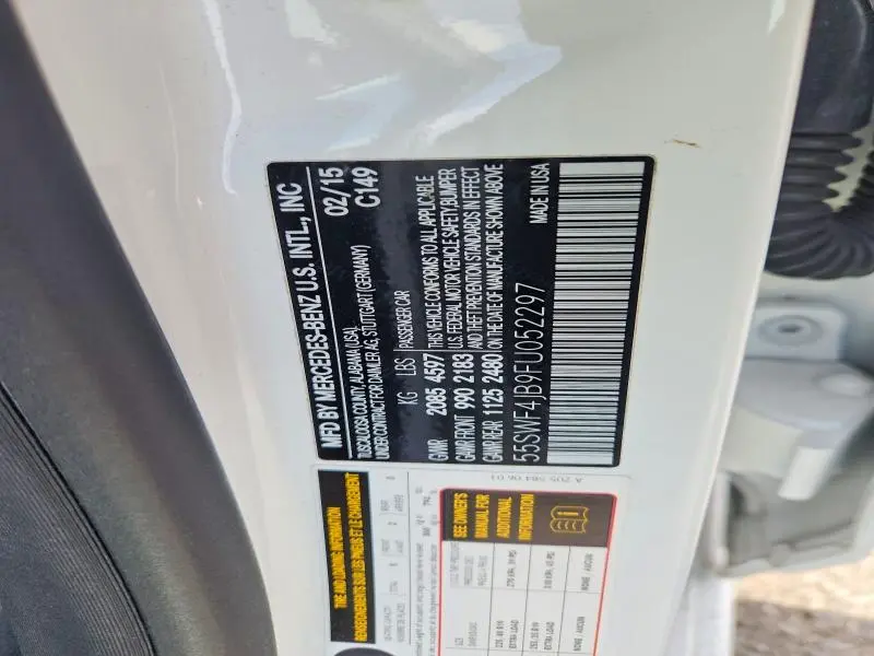 2015 MERCEDES-BENZ C 300  