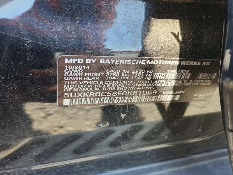 2015 BMW X5 XDRIVE35I  
