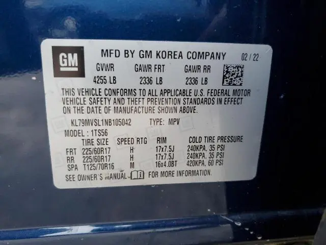 2022 CHEVROLET TRAILBLAZER ACTIV  