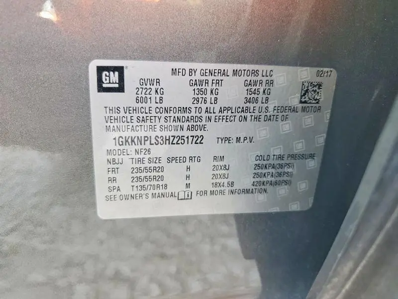 2017 GMC ACADIA DENALI  