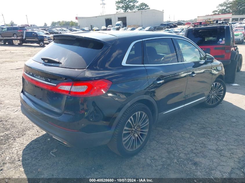 2016 LINCOLN MKX RESERVE