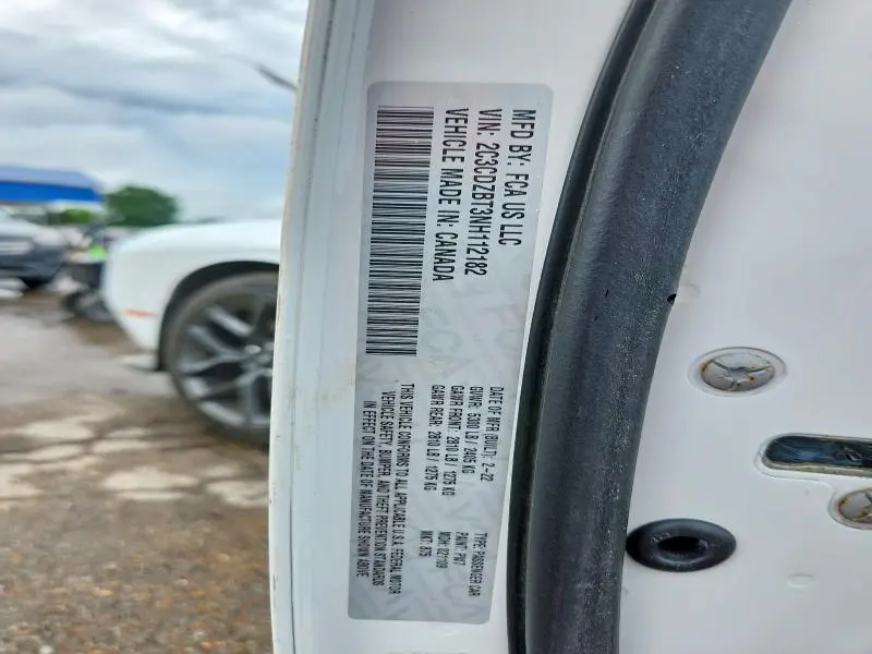 2022 DODGE CHALLENGER R  