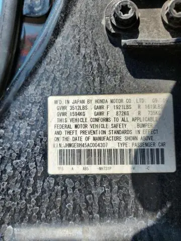 2010 HONDA FIT SPORT  
