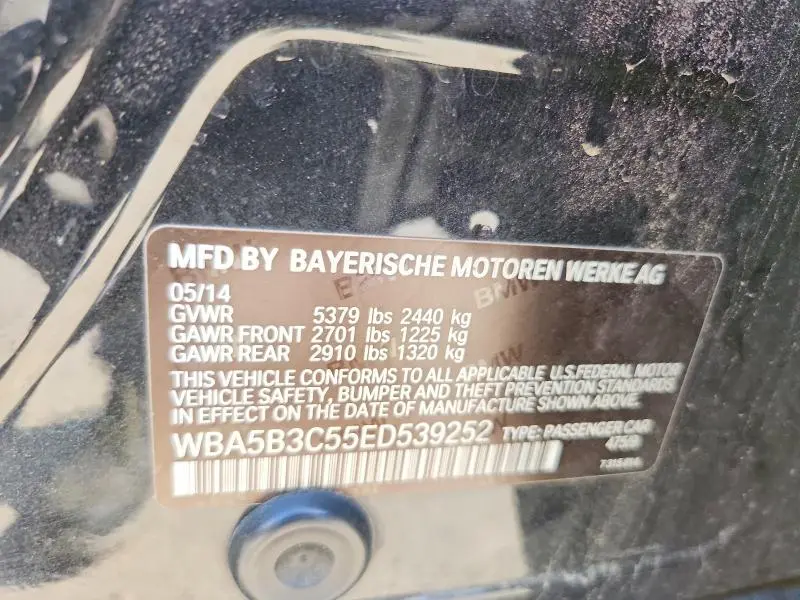 2014 BMW 535 XI  