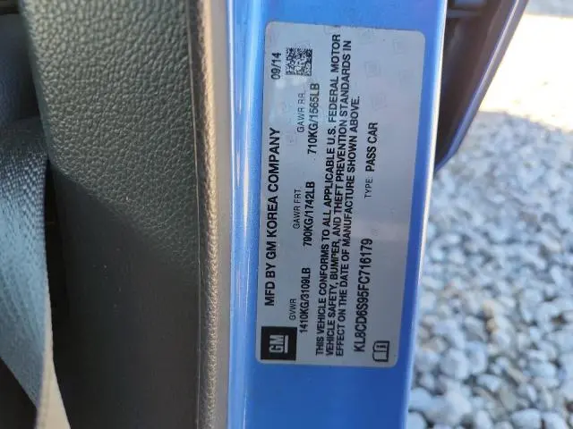 2015 CHEVROLET SPARK 1LT  