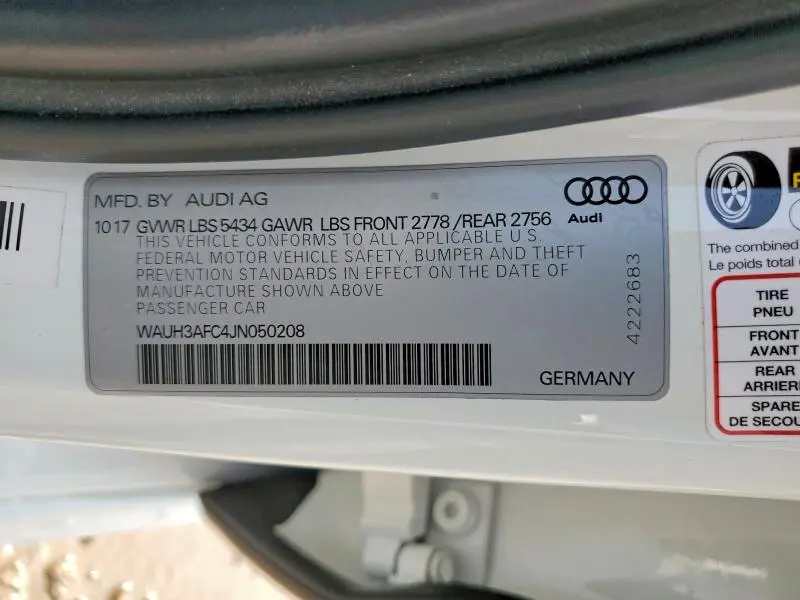 2018 AUDI A6 PRESTIGE  