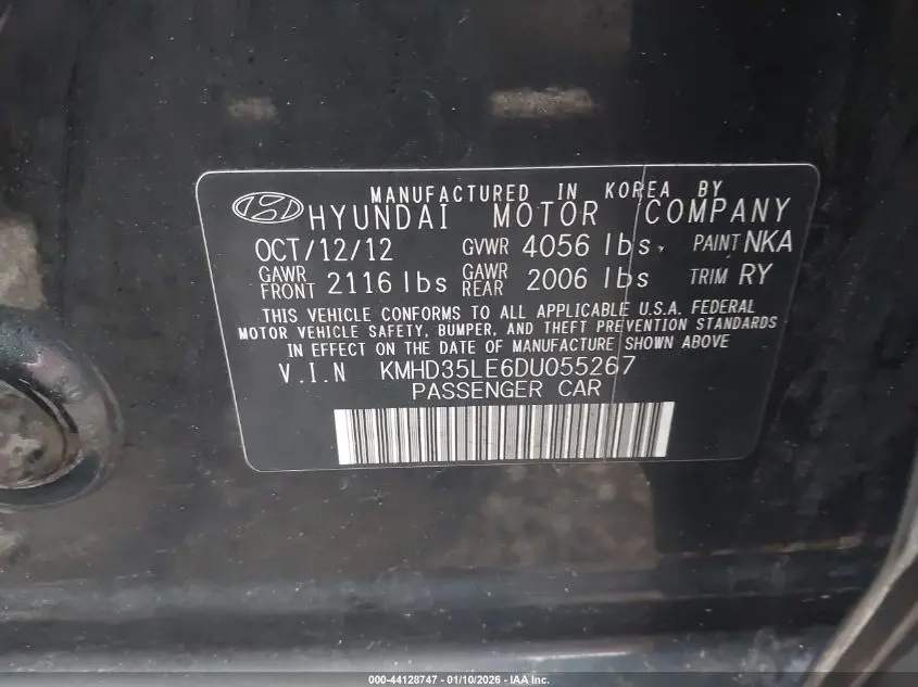 2013 HYUNDAI ELANTRA GT  