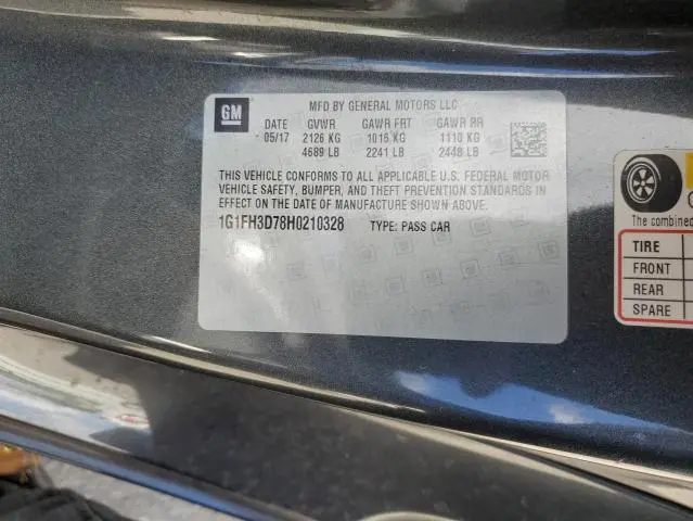 2017 CHEVROLET CAMARO SS  