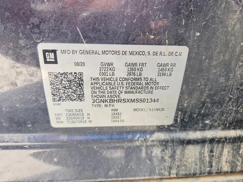 2021 CHEVROLET BLAZER 2LT  